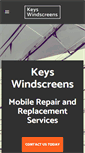 Mobile Screenshot of keyswindscreens.com